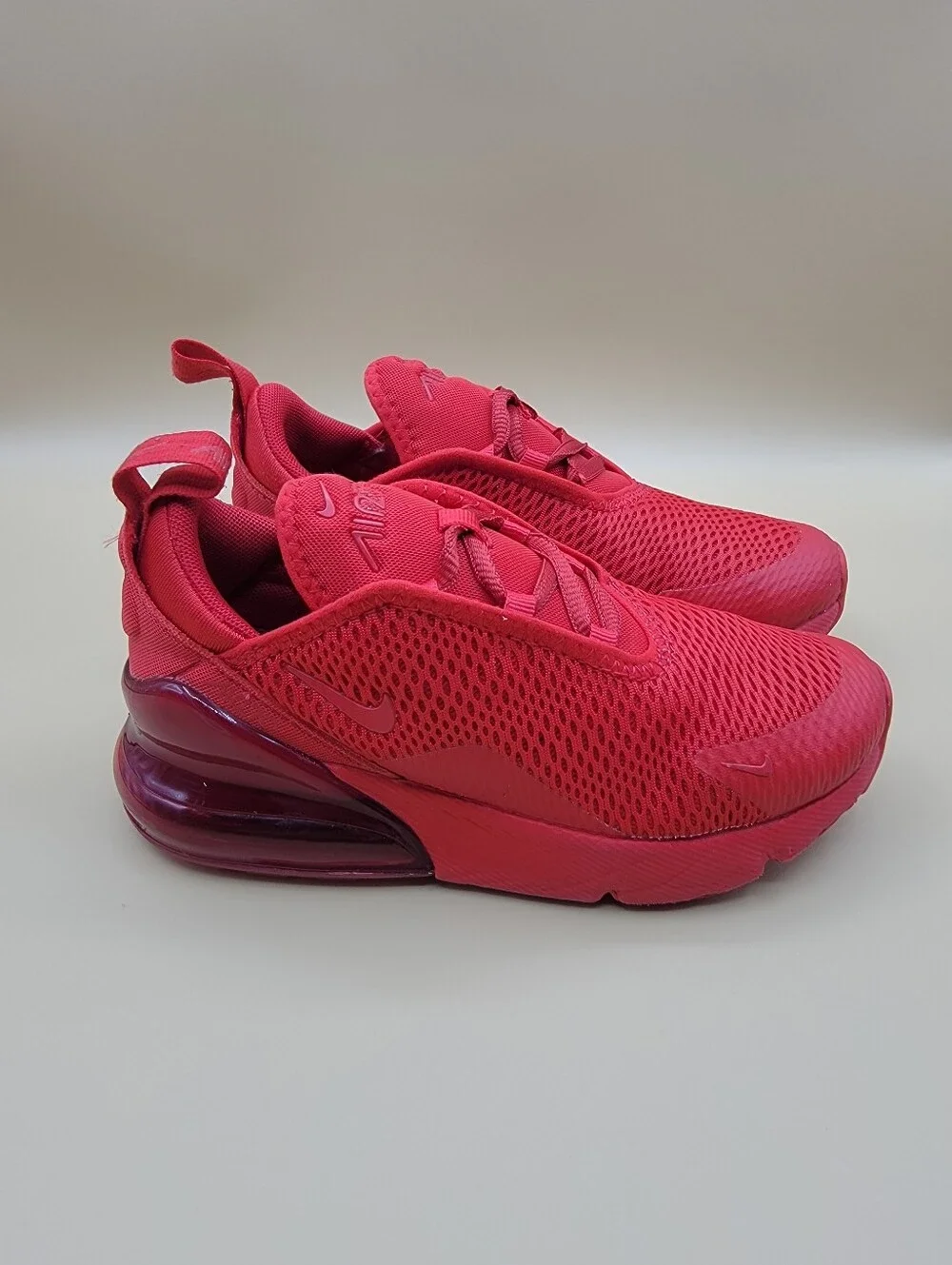 Nike Air Max 270 RF Little Kid's Shoes Size 13C Red Boys Girls Running Walking